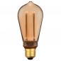 Preview: Nordlux E27 Retro EDISON Deko LED-Filament Kolben Leuchtmittel  3,5W  Goldfarbig